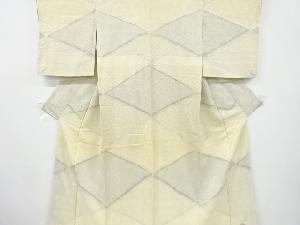 アンティーク　本総絞り　幾何学模様着物